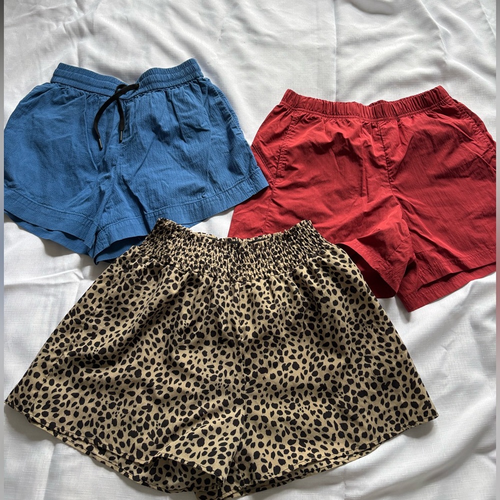 SET OF 3 - Everlane / Aerie - Athletic Shorts - Small